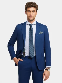 Alvaro Moreno Trajes|Trajes|AMERICANA BIRDEYE Azul