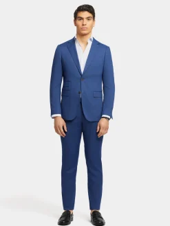 Alvaro Moreno Trajes|Trajes|AMERICANA BIRDEYE Azul