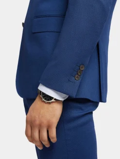 Alvaro Moreno Trajes|Trajes|AMERICANA BIRDEYE Azul