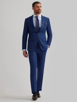 Alvaro Moreno Trajes|Trajes|AMERICANA BIRDEYE Azul