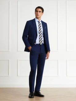 Alvaro Moreno Trajes|Trajes|AMERICANA BIRDEYE Azul Marino