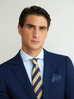 Alvaro Moreno Trajes|Trajes|AMERICANA BIRDEYE Azul Marino
