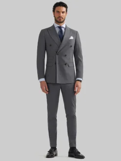 Alvaro Moreno Trajes|Trajes|AMERICANA DUOMO CRUZADO Gris