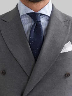Alvaro Moreno Trajes|Trajes|AMERICANA DUOMO CRUZADO Gris