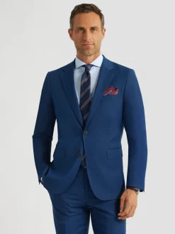 Alvaro Moreno Trajes|Trajes|AMERICANA FIL A FIL Azul