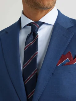 Alvaro Moreno Trajes|Trajes|AMERICANA FIL A FIL Azul
