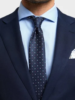 Alvaro Moreno Trajes|Trajes|AMERICANA FIL A FIL Azul Marino