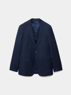 Alvaro Moreno Trajes|Trajes|AMERICANA FIL A FIL Azul Marino