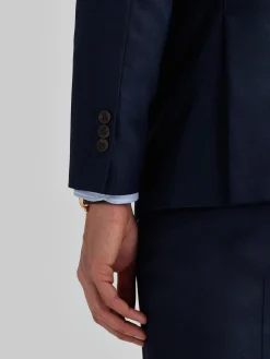 Alvaro Moreno Trajes|Trajes|AMERICANA FIL A FIL Azul Marino