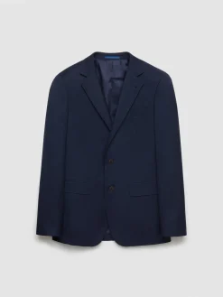 Alvaro Moreno Trajes|Trajes|AMERICANA FIL A FIL Azul Marino