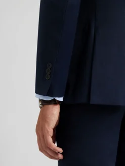 Alvaro Moreno Trajes|Trajes|AMERICANA FIL A FIL Azul Marino