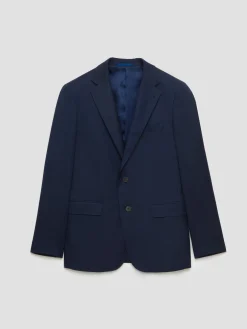 Alvaro Moreno Trajes|Trajes|AMERICANA FIL A FIL Azul Marino