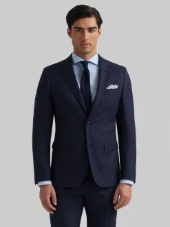 Alvaro Moreno Trajes|Trajes|AMERICANA FINESTRA SLIM Azul Marino