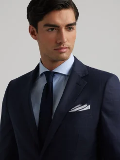 Alvaro Moreno Trajes|Trajes|AMERICANA FINESTRA SLIM Azul Marino