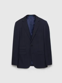 Alvaro Moreno Trajes|Trajes|AMERICANA FINESTRA SLIM Azul Marino