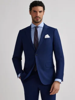 Alvaro Moreno Trajes|Trajes|AMERICANA GALES SLIM Azul