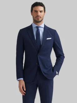 Alvaro Moreno Trajes|Trajes|AMERICANA GALES SLIM Azul Marino