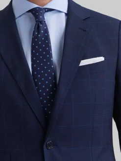 Alvaro Moreno Trajes|Trajes|AMERICANA GALES SLIM Azul Marino