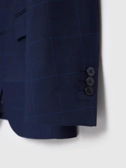 Alvaro Moreno Trajes|Trajes|AMERICANA GALES SLIM Azul Marino