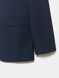 Alvaro Moreno Trajes|Trajes|AMERICANA MICRO BIRD Azul Marino