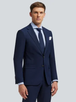 Alvaro Moreno Trajes|Trajes|AMERICANA MICRO BIRD Azul Marino