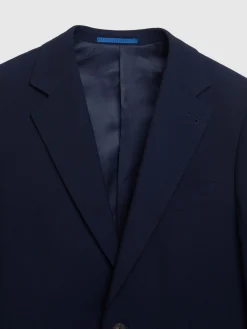 Alvaro Moreno Trajes|Trajes|AMERICANA MICRO BIRD Azul Marino
