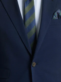 Alvaro Moreno Trajes|Trajes|AMERICANA MICRO BIRD Azul Marino