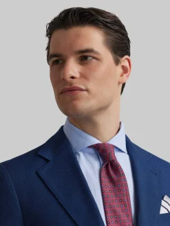 Alvaro Moreno Trajes|Trajes|AMERICANA NAPOLI MICROBIRD Azul