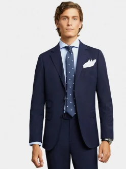 Alvaro Moreno Trajes|Trajes|AMERICANA PLAIN SLIM Azul Marino