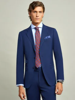 Alvaro Moreno Trajes|Trajes|AMERICANA PLAIN SLIM Azul