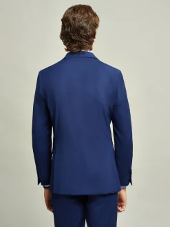 Alvaro Moreno Trajes|Trajes|AMERICANA PLAIN SLIM Azul
