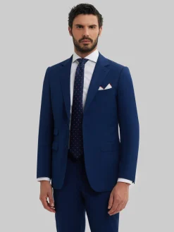 Alvaro Moreno Trajes|Trajes|AMERICANA PLAIN SLIM Azul