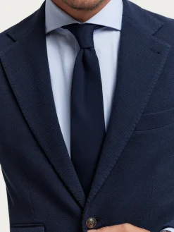 Alvaro Moreno Americanas|AMERICANA PUNTO ESTRUCTURA Azul Marino