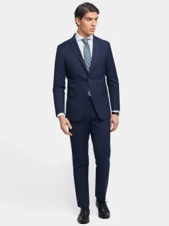 Alvaro Moreno Trajes|Trajes|AMERICANA TWILL Azul Marino