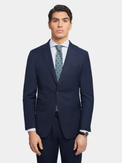 Alvaro Moreno Trajes|Trajes|AMERICANA TWILL Azul Marino