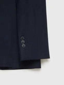 Alvaro Moreno Trajes|Trajes|AMERICANA TWILL Azul Marino