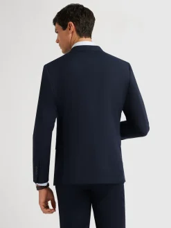 Alvaro Moreno Trajes|Trajes|AMERICANA TWILL Azul Marino