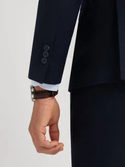 Alvaro Moreno Trajes|Trajes|AMERICANA TWILL Azul Marino