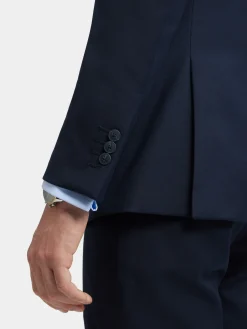 Alvaro Moreno Trajes|Trajes|AMERICANA TWILL CRUZADO Azul Marino