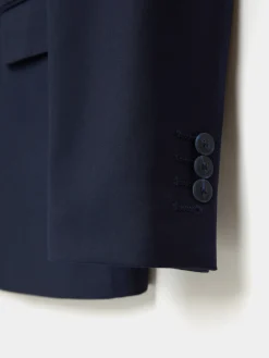 Alvaro Moreno Trajes|Trajes|AMERICANA TWILL CRUZADO Azul Marino
