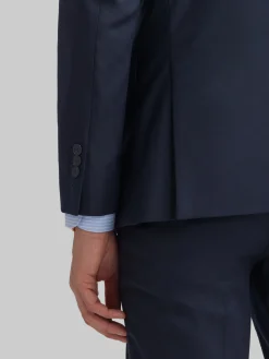 Alvaro Moreno Trajes|Trajes|AMERICANA TWILL CRUZADO Azul Marino