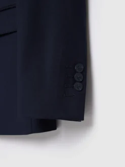 Alvaro Moreno Trajes|Trajes|AMERICANA TWILL CRUZADO Azul Marino