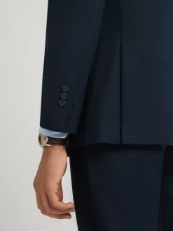Alvaro Moreno Trajes|Trajes|AMERICANA TWILL CRUZADO Azul Marino