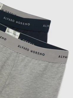 Alvaro Moreno Ropa Interior|BOXER BASIC Azul Marino