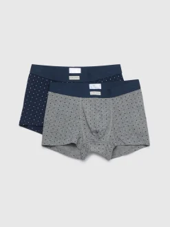 Alvaro Moreno Ropa Interior|BOXER DOTS Azul Marino