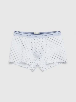 Alvaro Moreno Ropa Interior|BOXER FLOR Azul Marino