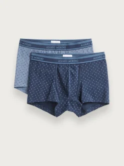 Alvaro Moreno Ropa Interior|BOXER FLOWERS Azul Marino