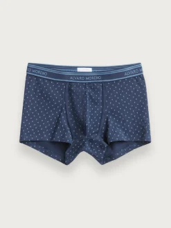Alvaro Moreno Ropa Interior|BOXER FLOWERS Azul Marino