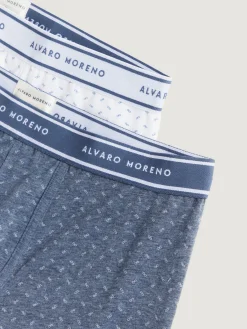 Alvaro Moreno Ropa Interior|BOXER INFINITY Azul Marino