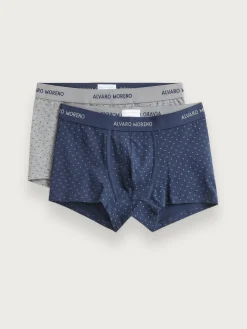 Alvaro Moreno Ropa Interior|BOXER KOMBU Azul Marino